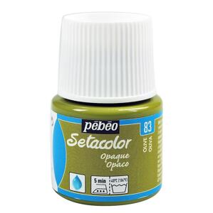 Barva na textil Pébéo Setacolor Opaque 45 ml - Zelená olivová 83