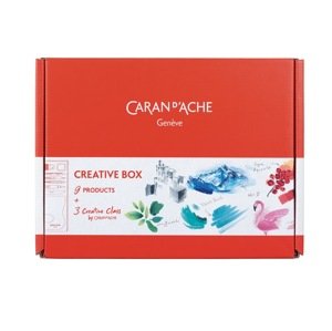 Caran D'ache Kreativní Box - 9 výrobků + 3 kreativní kurzy