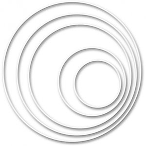 HobbyFun drátěný kruh na výrobu lapače snů 10 cm