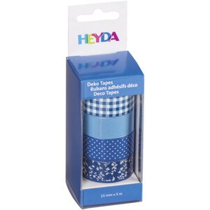 Heyda Deco pásky 15 mm x 5 m, 4 role 3584533