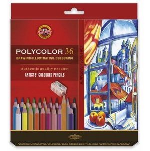 Koh-i-Noor Umělecké pastelky POLYCOLOR 36ks v krabičce 3835