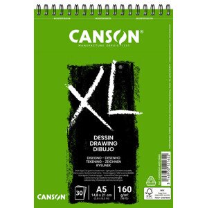 Skicák Canson XL Dessin A5, 160g, 30 listů, kroužek
