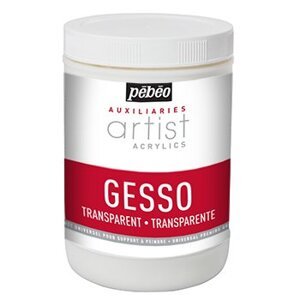 Pébéo Studio Gesso - univerzální akrylový šeps 1000 ml - transparentní