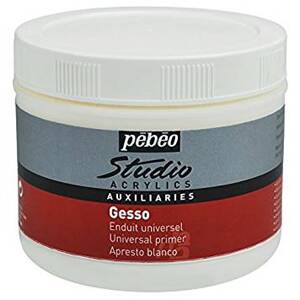 Pébéo Studio Gesso - univerzální akrylový šeps 500 ml - bílý