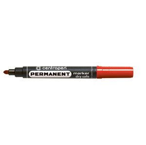 Popisovač Centropen permanentní 8510 - červený 2,5 mm
