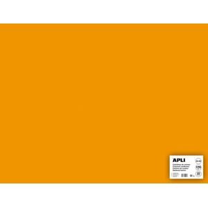 Barevný papír Apli 50x65 cm 170g - oranžový