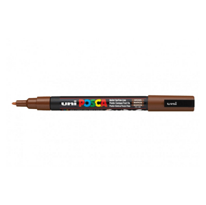 Akrylový popisovač Uni Posca 3M 0,9 - 1,3 mm tmavě hnědý 22