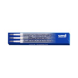 UNI Gelové gumovací pero Erasable Gel s víčkem - 0,7 mm modré