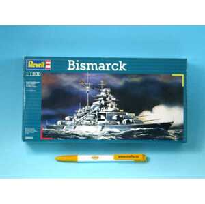 Plastic modelky loď 05802 - Bismarck (1: 1200)