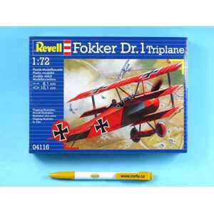 Plastic modelky letadlo 04116 - 'Fokker DR. 1 Triplane (1:72)