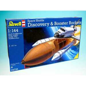 Plastic modelky vesmír 04736 - Space Shuttle Discovery + Booster Rockets (1: 144)