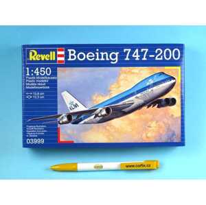 Plastic modelky letadlo 03999 - Boeing 747-200 Jumbo Jet (1: 450)