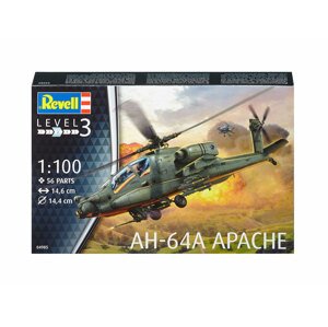Plastic modelky vrtulník 04985 - AH-64A Apache (1: 100)