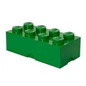 LEGO® úložný box 8 - tmavě zelená 250 x 500 x 180 mm