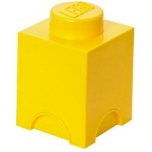 LEGO® úložný box 1 - žlutá 125 x 125 x 180 mm