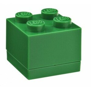 LEGO® mini box 4 - tmavě zelená 46 x 46 x 43 mm