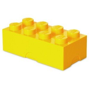 LEGO® box na svačinu 8 - žlutá 100 x 200 x 75 mm