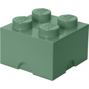 LEGO® úložný box 4 - khaki 250 x 250 x 180 mm