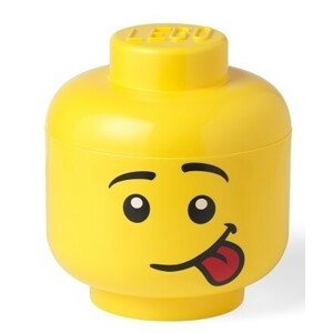 LEGO® úložný box hlava velikost S - silly