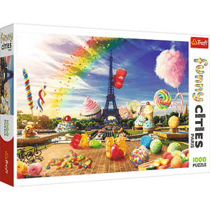 Trefl Puzzle 1000 Crazy City - Sladký Paříž