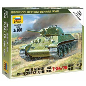 Wargames (WWII) tank 6101 - Soviet Medium Tank T-34/76 (1: 100)