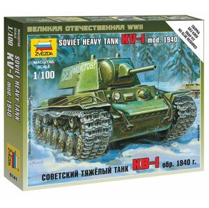 Wargames (WWII) tank 6141 - Soviet Heavy Tank KV-1 (1: 100)