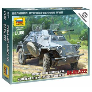 Wargames (WWII) military 6157 - Sd.Kfz.222 Armored Car (1: 100)