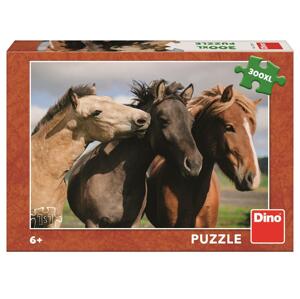 Dino Barevné koně 300 XL Puzzle NOVÉ