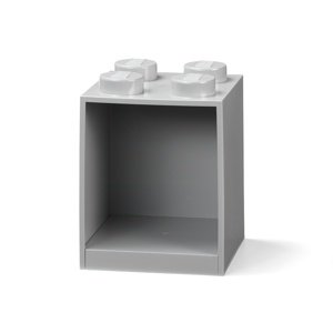 LEGO® Brick 4 závěsná police šedá