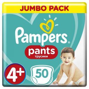Kalhotky plenkové Active Babydry 4+ MAXI + 9-15kg 50ks Jumbo Pack Pampers