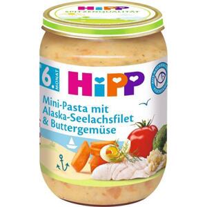 Příkrm zelenino-masový Mini těstoviny s tresky v máslové zelenině 190g Hipp