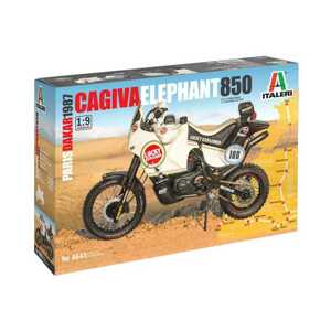 Model Kit motorka 4643 - Cagiva "Elephant" 850 Paris-Dakar 1987 (1: 9)