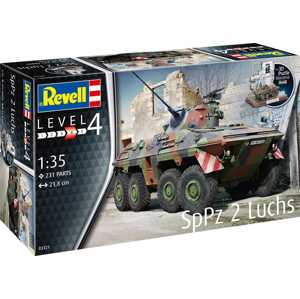 Plastic modelky tank 03321 - SpPz2 Luchs + 3D Puzzle Diorama (1:35)