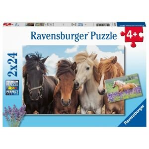 Ravensburger Fotky koní 2x24 dílků