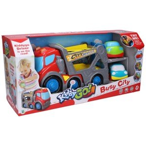 Kiddy Auto odtahovka s efekty 31 cm 2 auta 9 cm