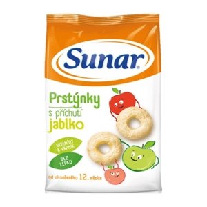 SUNAR Dětský snack jablečné kroužky (50 g)