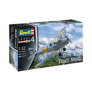 Plastic ModelKit letadlo 03827 - DH 82A Tiger Moth (1:32)