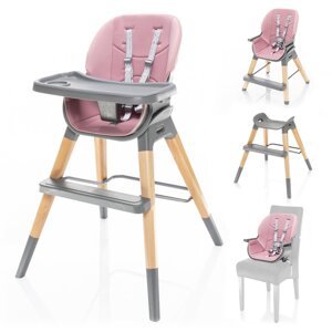 Dětská židle Nuvio, Blush pink