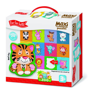 MAXI puzzle 24. Zoo (61*47 cm)