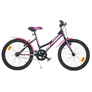 DINO Bikes - Dětské kolo 20" 420D-04SC -AURELIA černo-růžové