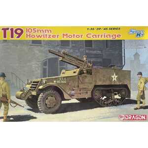 Model Kit military 6496 - T19 105mm HOWITZER MOTOR CARRIAGE (SMART KIT) (1:35)