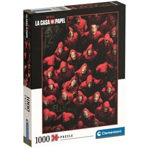 Clementoni Puzzle 1000 dílků - La Casa de Papel