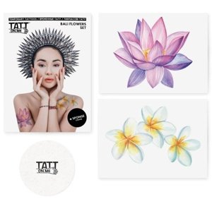 TATTonMe Tetovačky pro ženy Bali květiny sada