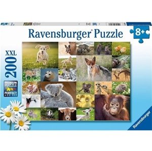 Ravensburger Koláž zvířecích mláďat 200 dílků