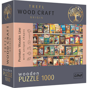 Trefl Dřevěné puzzle 1000 - Světoví cestovní průvodci