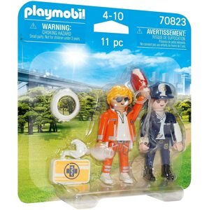 PLAYMOBIL Duopack 70823 Pohotovostní lékař a policistka