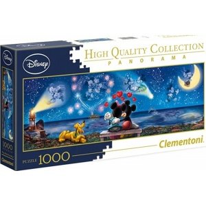 Puzzle 1000 dílků panorama - Mickey a Minnie