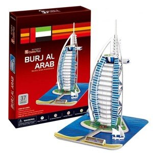 CubicFun - Puzzle 3D Burj Al Arab - 44 dílků