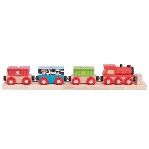 Bigjigs Rail Vlak s potravinami