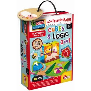 Montessori dřevěné kostky a logic